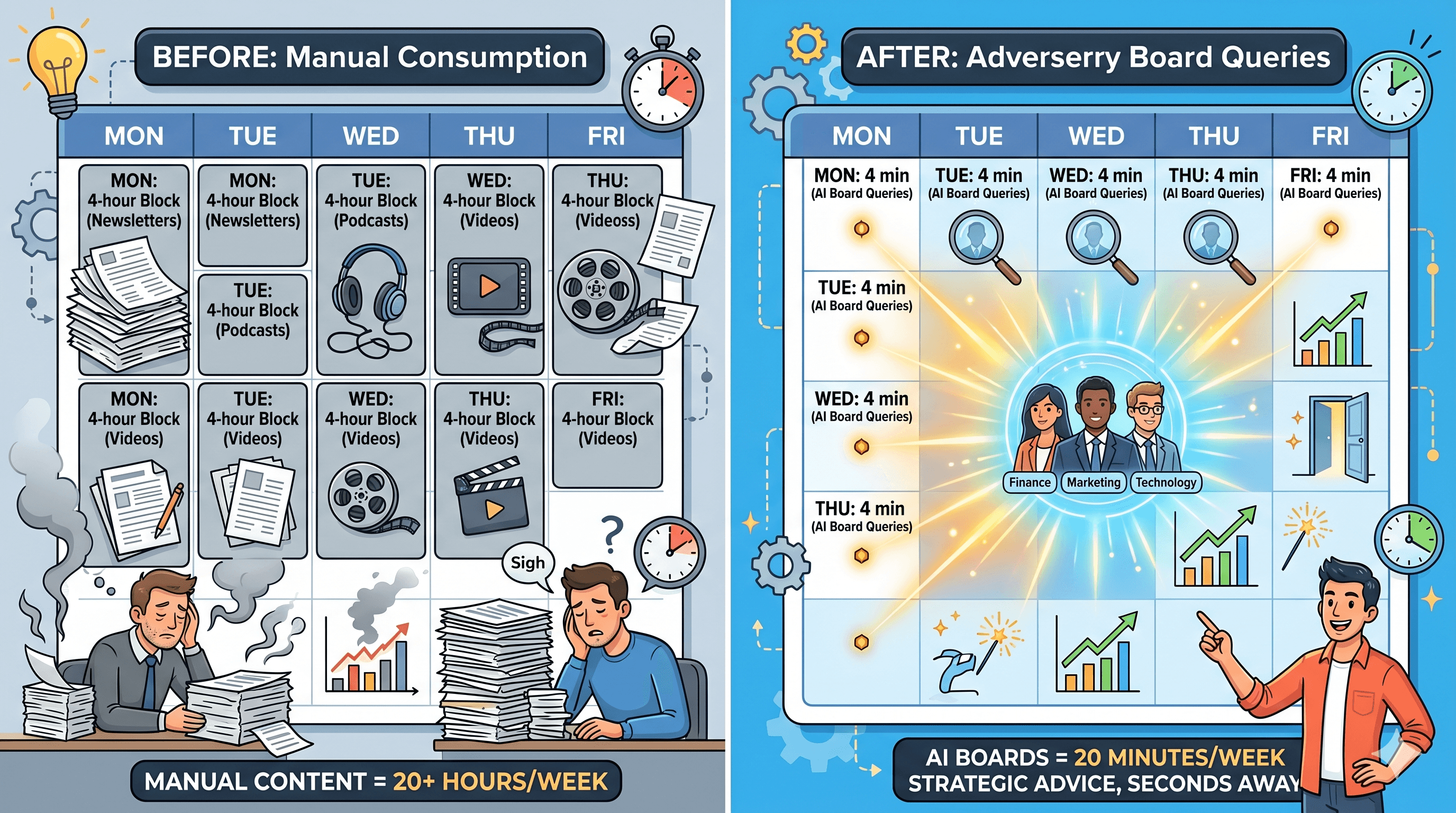 I Used to Spend 4 Hours a Week Consuming Content. Now I Spend 4 Minutes Getting Answers.