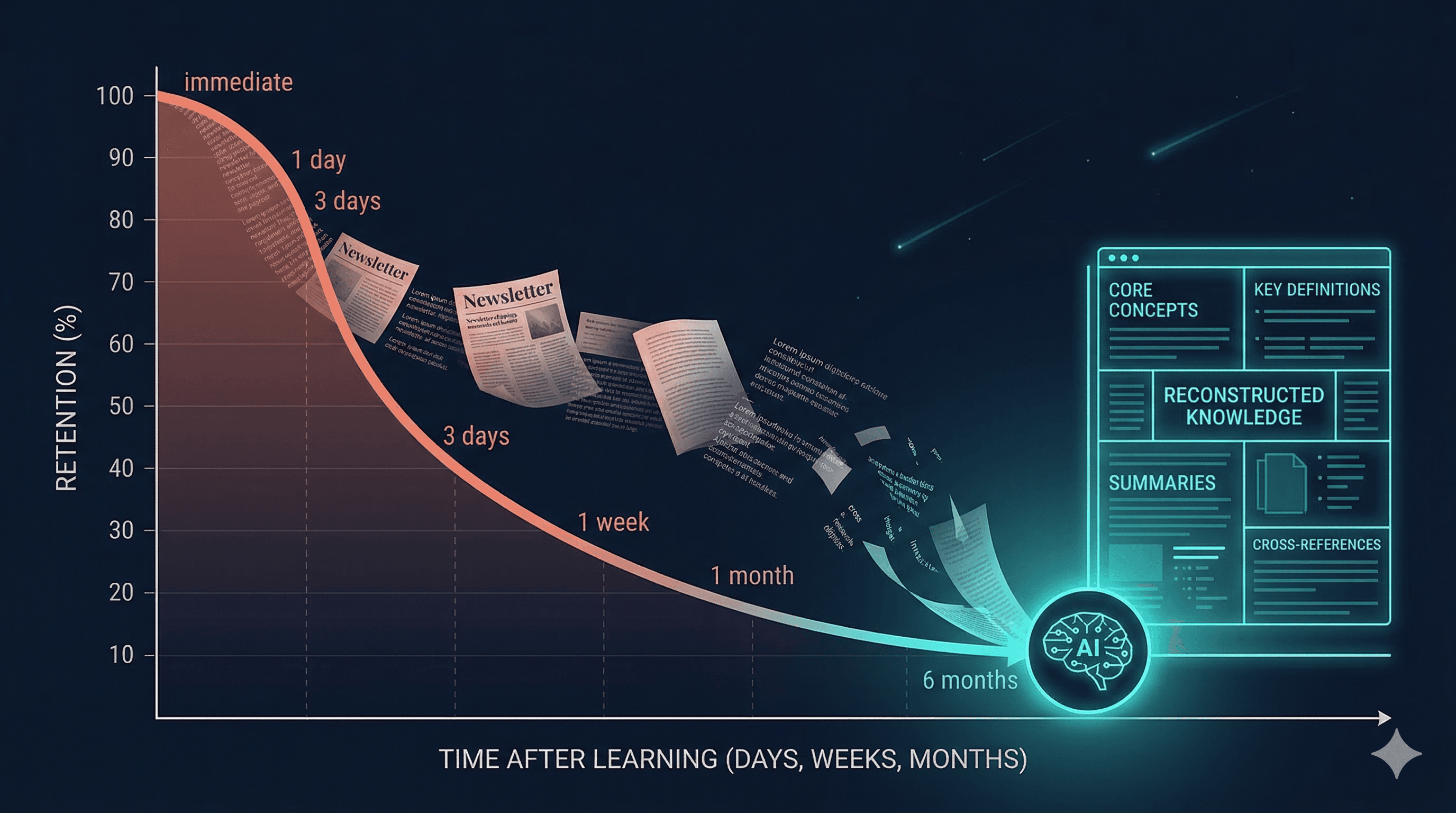 Why You Forget 90% of What You Read (And How AI Fixes It)