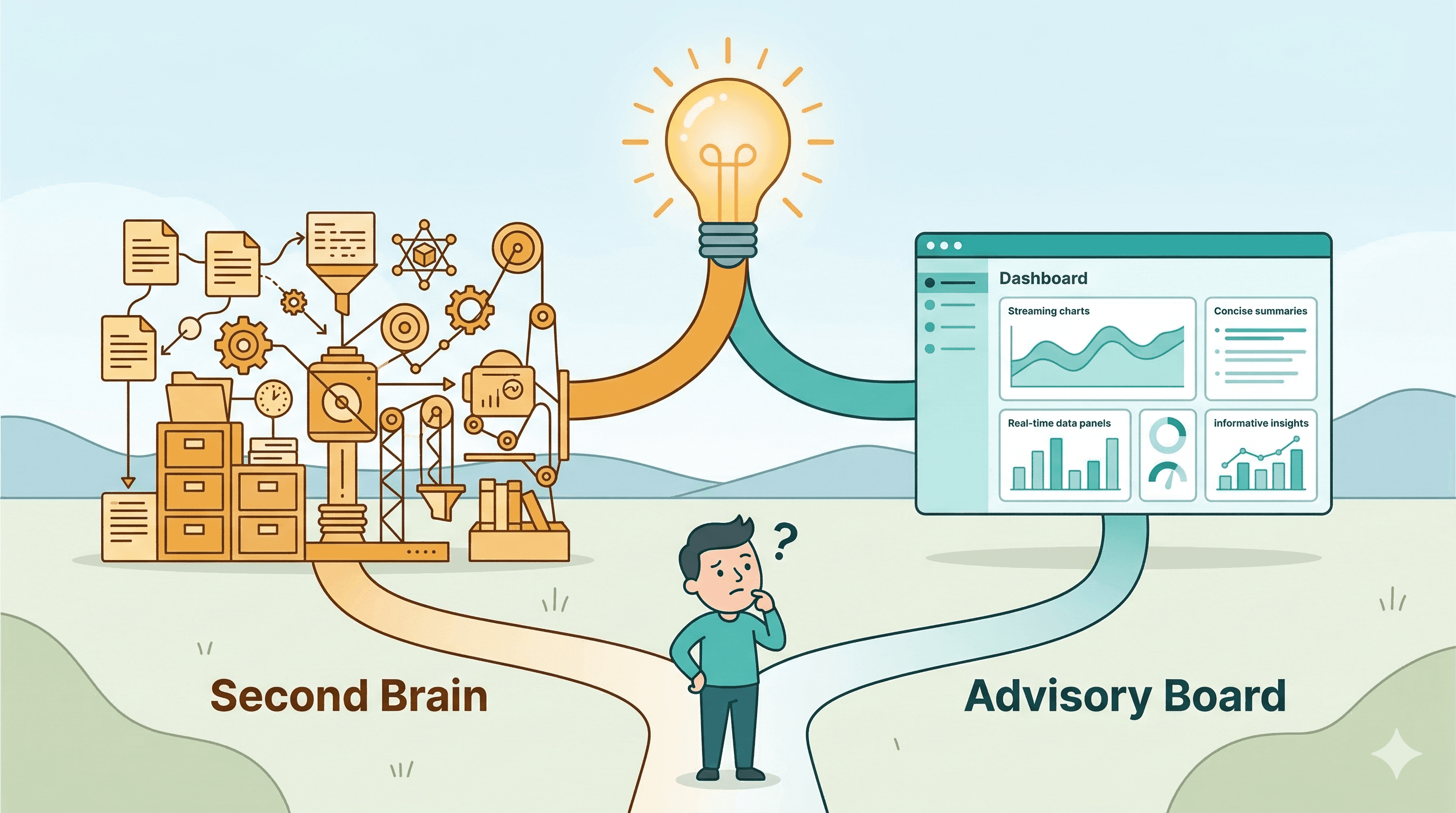 Do You Need a Second Brain App or an AI Advisory Board? Here's How to Decide